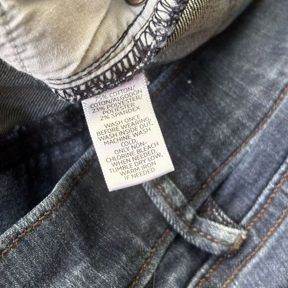 Loft Modern Skinny Jeans Size 26/ 2 Dark Wash Stretch Denim Classic 5 Pocket - Picture 5 of 12